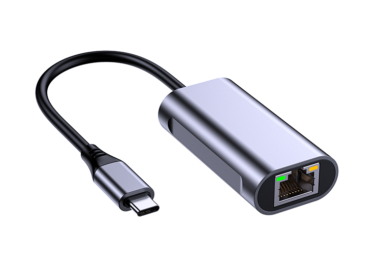 USB TYPE-C TO RJ45转接头1000