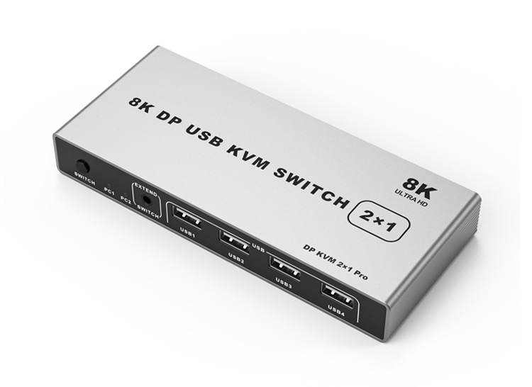 8K DP USB KVM switch