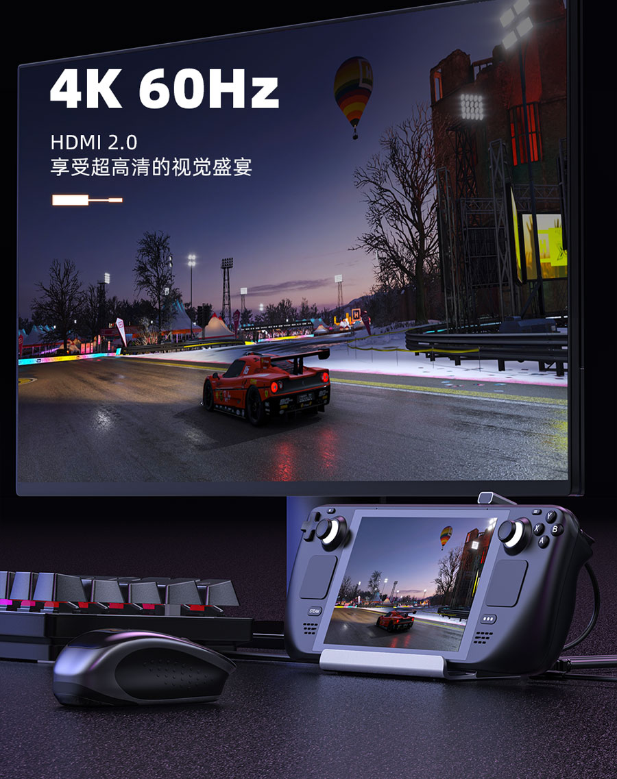 Steam Deck底座HDMI(4K 60HZ)
