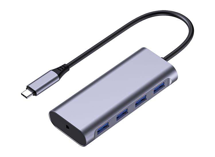 Type-C 4合1 USB3.0 HUB多接口拓
